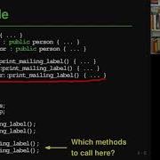 Lecture Data Abstraction Part 4 Dynamic Method Binding Of Programming Paradigms