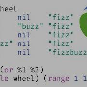 FizzBuzz In Clojure With Without Modulus Remainder Rest Zero Mod For Range Cond Condp Cycle Map