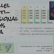 Parallel And Multi Dimensional Arrays In Java Intro Java Course Lesson 7 Video 7