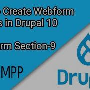 How To Create Webform Nodes In Drupal 10 Section 9 Drupal Tutorial 16