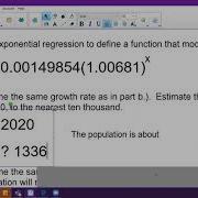 7 3 Modelling Data Using Exponential Functions