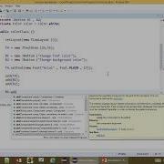 Use A JColorChooser In Java To Change The Font And The Background Color For A JTextArea