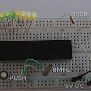 Multiple LED Blinking Using PIC16F877A And MikorC Pro For PIC Compiler