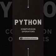 Python Comparison Operators Explained Quick Tutorial Python CodingTips