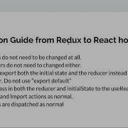 09 Migration Guide From Redux To React Hooks