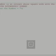 54 Automorphic Number Automorphic Number In Python Python Automorphic Number Program