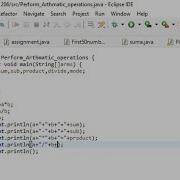 Arithmetic Operations Program Java Hindi Urdu Parwaz Pro
