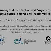 Improving Fault Localization Program Repair With Deep Semantic Features And Transferred Knowledge