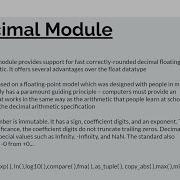 Decimal Module In Python Python Module For Beginners