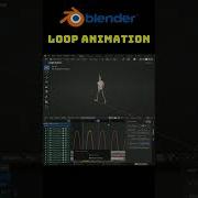 Циклическая анимация Blender короткая