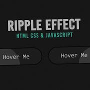 Button Ripple Effect On Click Using CSS3 Vanilla Javascript