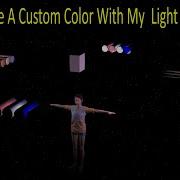 How To Use A Custom Color With My Free IClone Light Cube Prop