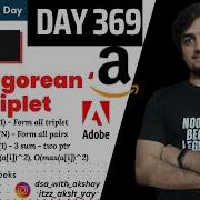 D 369 Pythagorean Triplet 4 Methods GFG POTD GeeksForGeeks Problem Of The Day 03 Nov Amazon