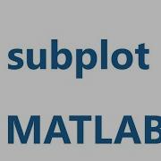 Matlab Subplot