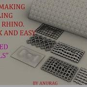 PANELING TOOS IN RHINO RHINO TUTORIAL 3d With Anurag