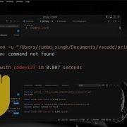 Bin Sh Python Command Not Found MacBook M1 Vs Code IN ENGLISH