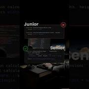 Junior Vs Senior Fronted Developer Programming Webdevelopment Javascript Html Css Shorts Js