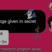 Java Program To Decode The Message