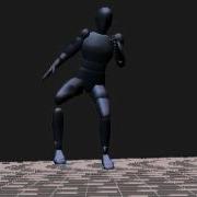 First Brekel Kinect Motionbuilder Test