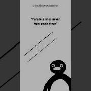 Shorts Parallel Line Never Meet Each Other Awesome Maths