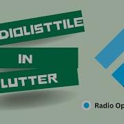 RadioListTile Flutter Example 2023
