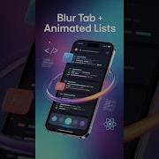 Animated Blur Bottom Tab View And Animated Lists In React Native Stunning UI For IOS Android