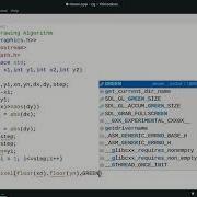 DDA Line Drawing Implementation In C