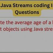 Java 50 Streams Questions Calculate The Average Age Of A List Of Student Using Java Streams