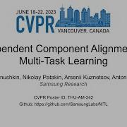 CVPR2023 Independent Component Alignment For Multi Task Learning