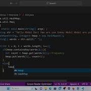 12 Find Frequency Of A Word In A String Using HashMap Interview Coding Questions Javacode