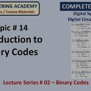 14 Introduction To Binary Codes