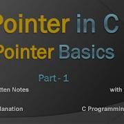 Pointers In C Part 1 C Programming In Tamil