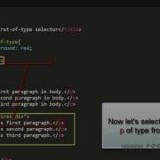 CSS First Of Type Selector