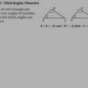 Third Angles Theorem