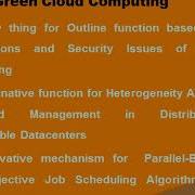 PhD Research Topics In Green Cloud Computing