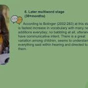 Language Acquisition Semantic Development