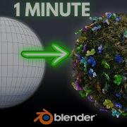 Разбросайте объекты в Blender за 40 секунд