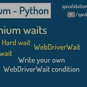 Synchronisation Selenium Waits In Python Create Your Own WebDriverWait Condition