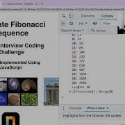Fibonacci Sequence JavaScript Interview Challenge