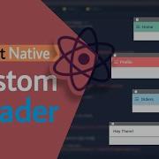 How To Create Customize Header Component Header Simple Drawer App Part 1