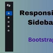 Адаптивное боковое меню на основе Bootstrap 5