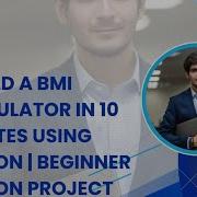 Build A BMI Calculator In 10 Minutes Using Python Beginner Python Project