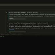 How To Increase Scrollback Buffer Scroll Up Previous Lines In Visual Studio Code Terminal Tips
