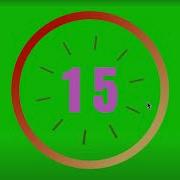 51 Seconds Countdown Timer With Number Display With Alarm Greenscreen Copyright Free