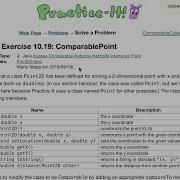 Exercise 10 19 ComparablePoint Java Tutorial Practice It