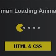 Pacman Loading Animation Using HTML CSS