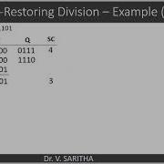 Non Restoring Division Algorithm With Example