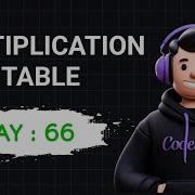 Multiplication Table In Python Complete Python Course Day 66