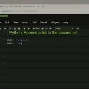 Python Append A List To The Second List