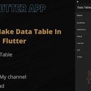 Data Table In Flutter Flutter Data Table